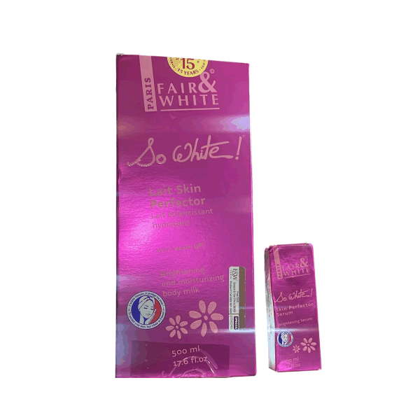 Fair & White – So White Lait Skin Perfector 500ml/Serum 30ml
