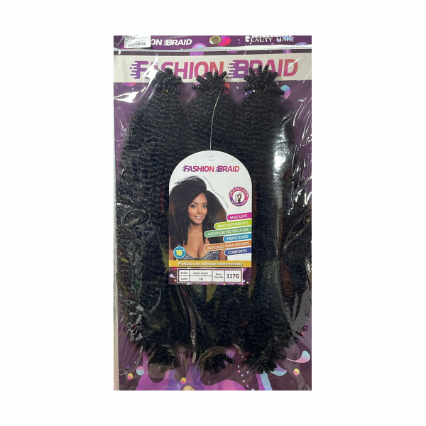 Afro Twist 40cm Fashion Braid Cabelo Afro Orgânico 117g - Imagem 2