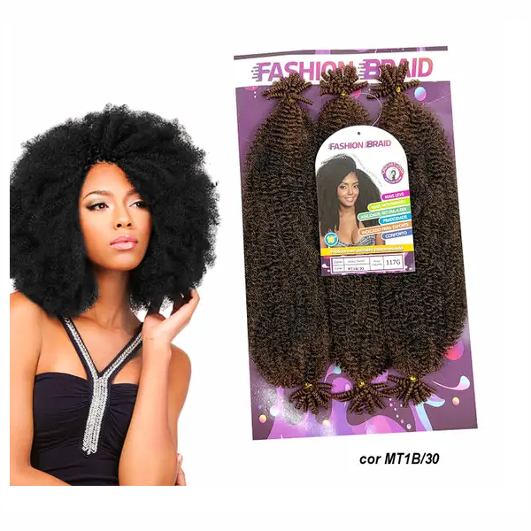 Afro Twist 40cm Fashion Braid Cabelo Afro Orgânico 117g