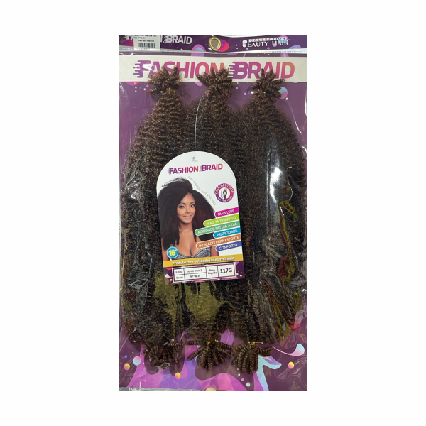 Afro Twist 40cm Fashion Braid Cabelo Afro Orgânico 117g - Imagem 5